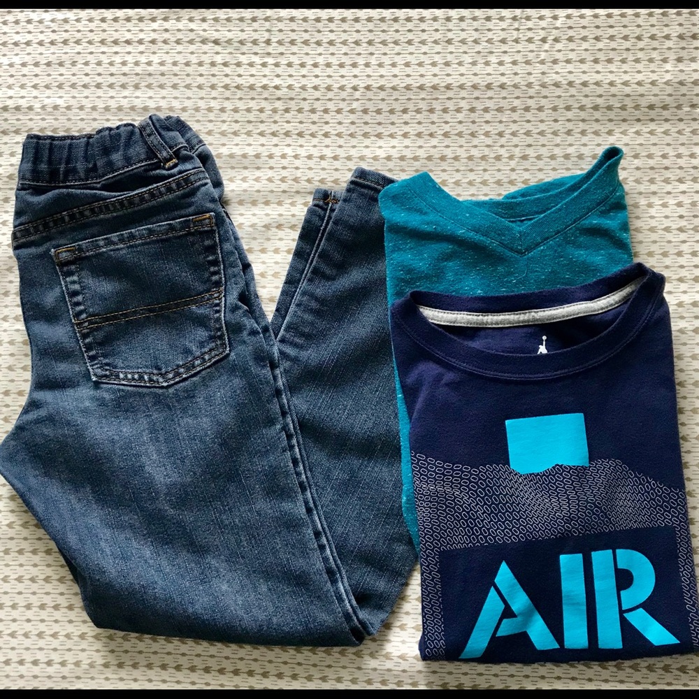 ☔️💐Size 8/10 Boy’s bundle. TCP, Air Jordan, Cat